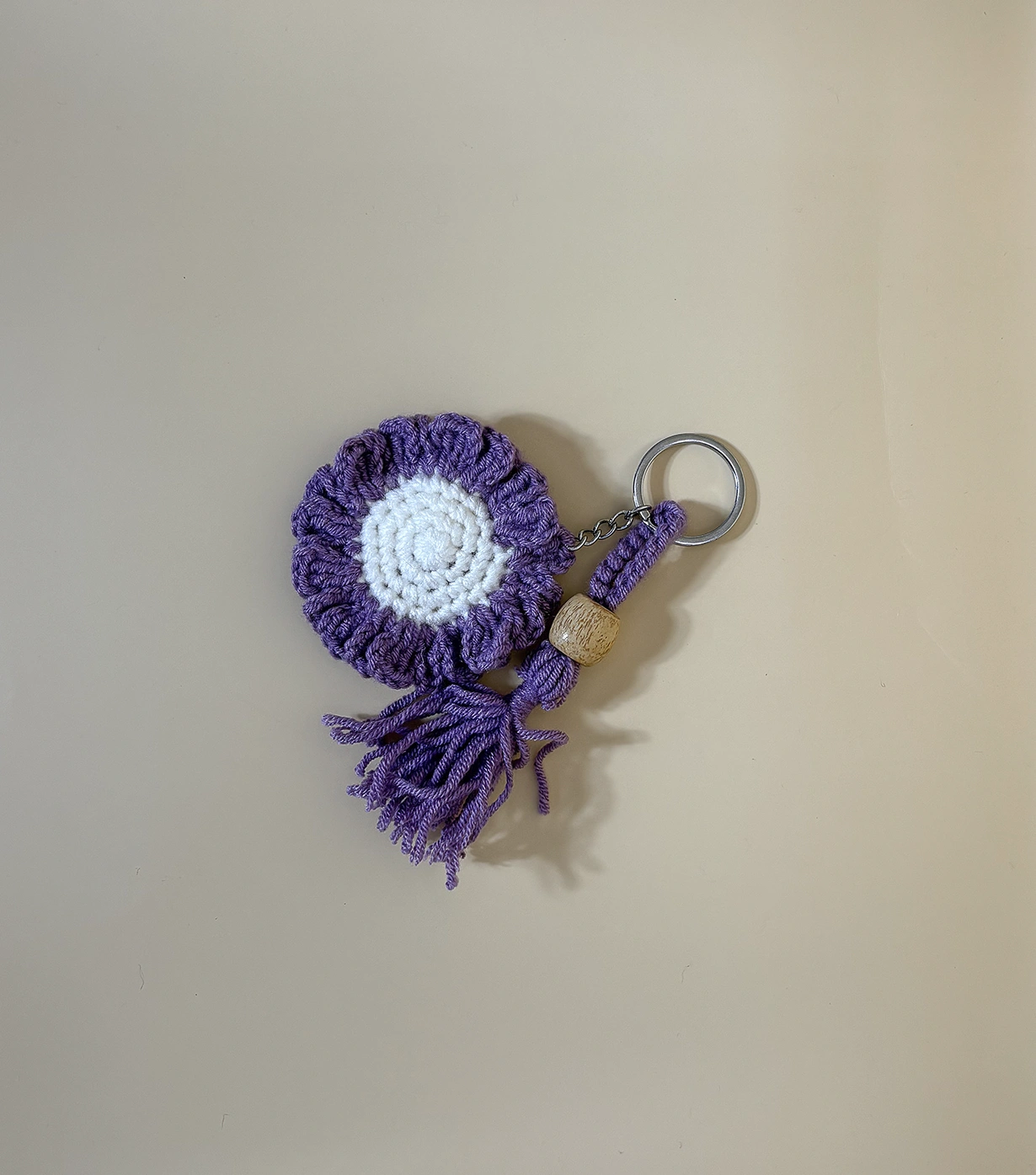 Flower keychain  with hanging